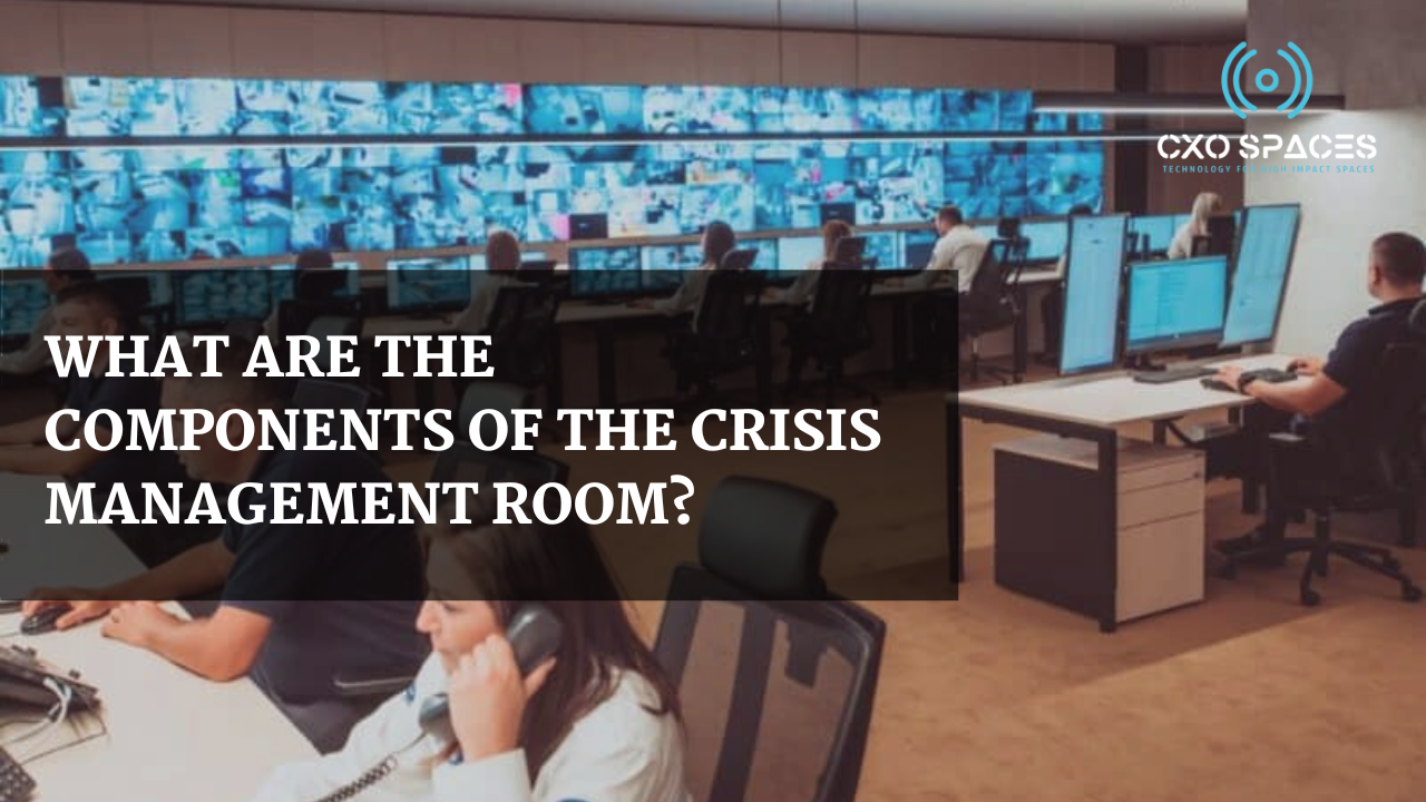 What are the components of the Crisis Management Room?